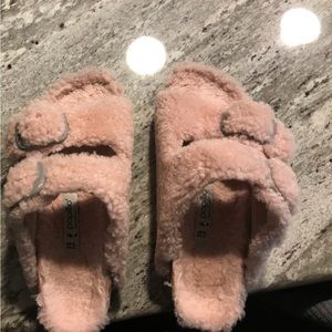 Birkenstock 38 Arizona Big Buckle Shearling